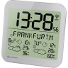 Часы настенные BRESSER MyTime Meteotime LCD, серебристые 74650